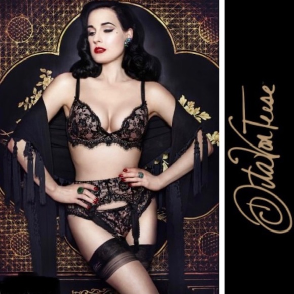 Dita Von Teese Other - NWT DITA VON TEESE WOMEN's SCREEN QUEEN G-STRONG LINGERIE PANTIE in BLACK